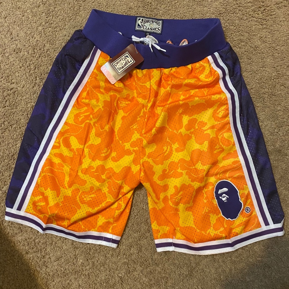 Bape x Lakers Shorts